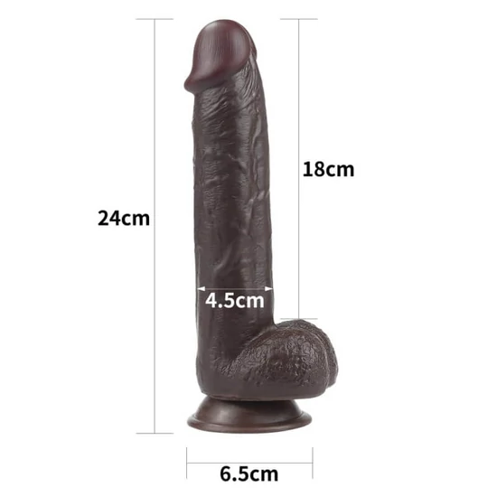 Lovetoy 9.0 Sliding Skin Dual Layer Dong