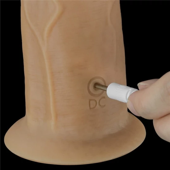 Lovetoy 8.0 Dual Layered Platinum Silicone Rotator