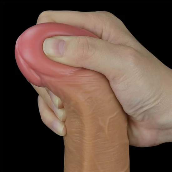 Lovetoy 10 Dual Layered Platinum Silicone Rotator