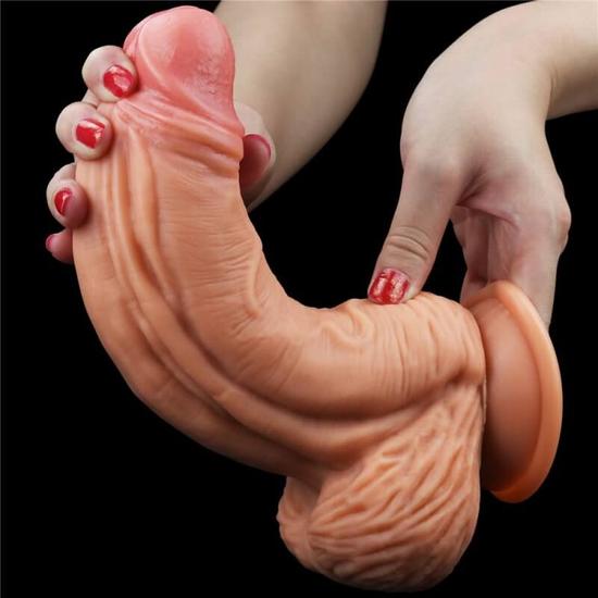 Lovetoy 10 Dual-Layered Silicone Nature Cock