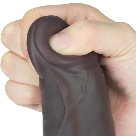 Lovetoy 9.0 Dual Layered Platinum Silicone Rotator
