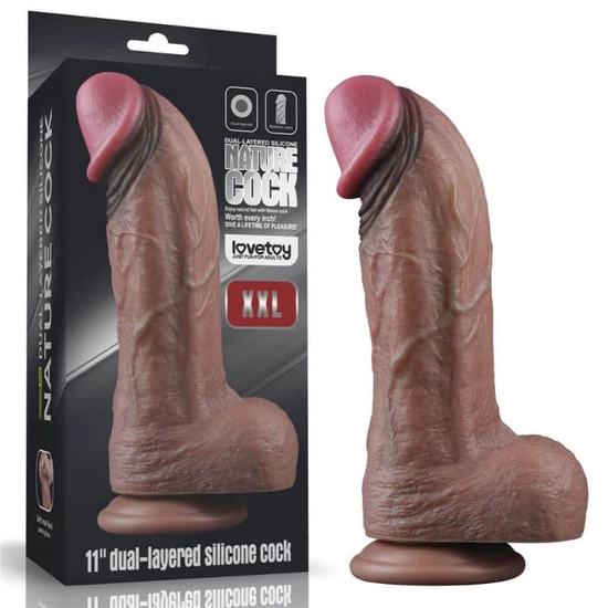 Lovetoy 11 Dual-Layered Silicone Cock XXL