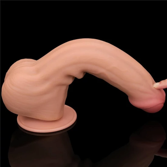 Lovetoy 11.5" King Sized Sliding Skin Dual Layer Dong