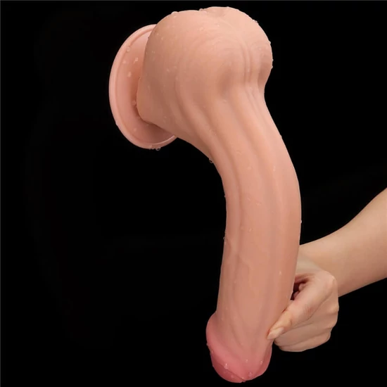 Lovetoy 11.5" King Sized Sliding Skin Dual Layer Dong