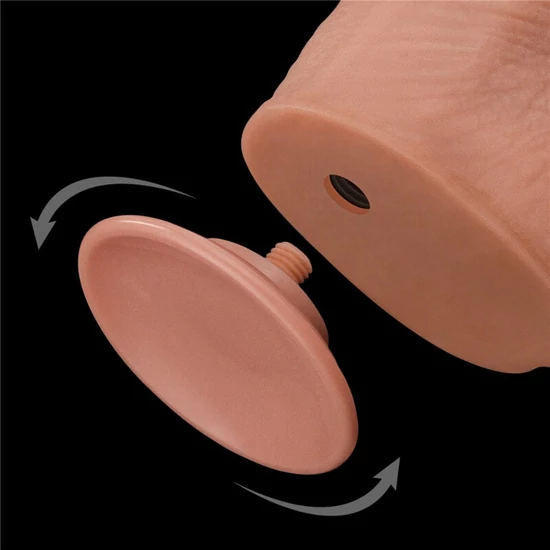 Lovetoy 13.5 King Sized Sliding Skin Dual Layer Dong