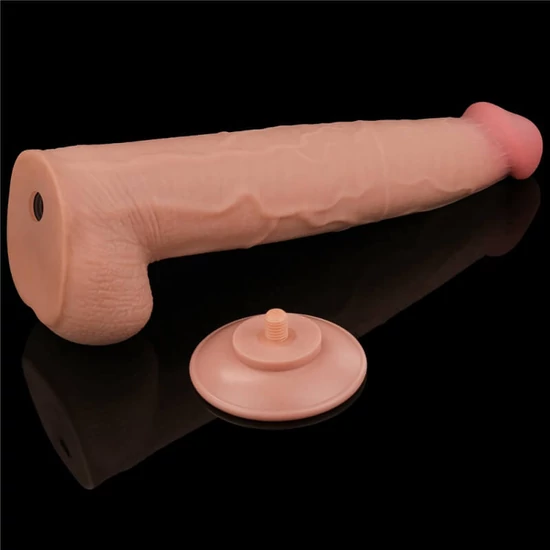 Lovetoy 13.5 King Sized Sliding Skin Dual Layer Dong
