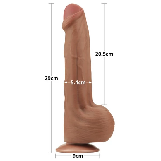 Lovetoy 11.5 King Sized Sliding Skin Dual Layer Dong