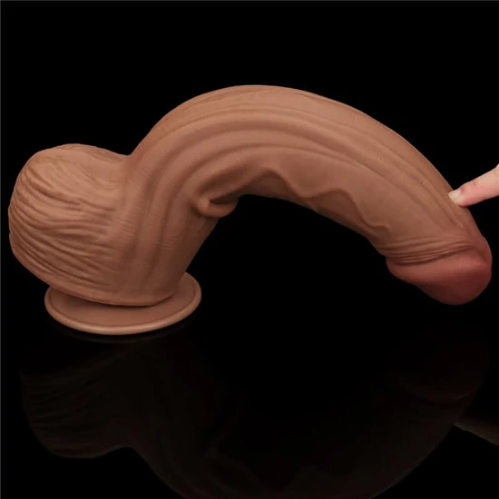Lovetoy 12 King Sized Sliding Skin Dual Layer Dong