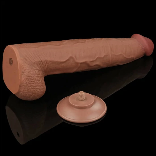 Lovetoy 13.5 King Sized Sliding Skin Dual Layer Dong