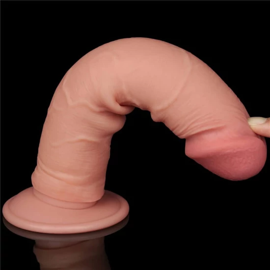 Lovetoy 8.0 Sliding Skin Dual Layer Dong