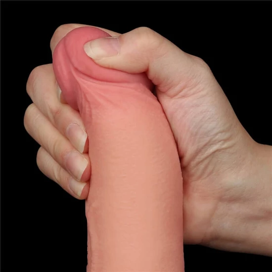 Lovetoy 8.5 Sliding Skin Dual Layer Dong