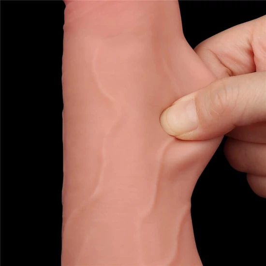 Lovetoy 8.5 Sliding Skin Dual Layer Dong