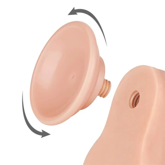 Lovetoy 8.5 Sliding Skin Dual Layer Dong