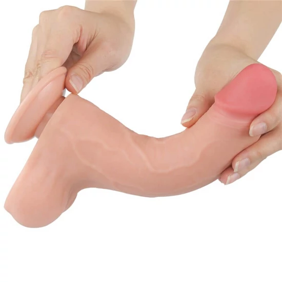 Lovetoy 8.5 Sliding Skin Dual Layer Dong