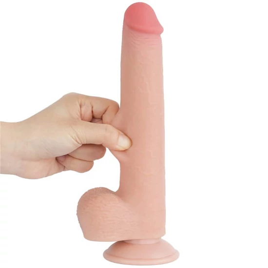 Lovetoy 9 Sliding Skin Dual Layer Dong