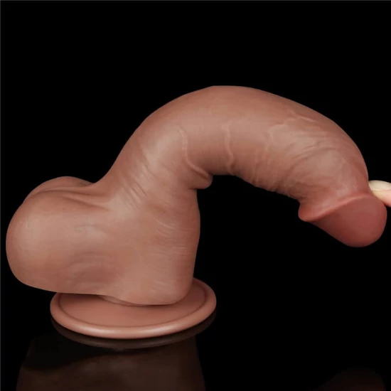 Lovetoy 8.0 Sliding Skin Dual Layer Dong