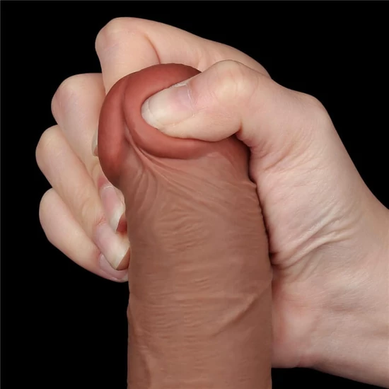 Lovetoy 8.0 Sliding Skin Dual Layer Dong