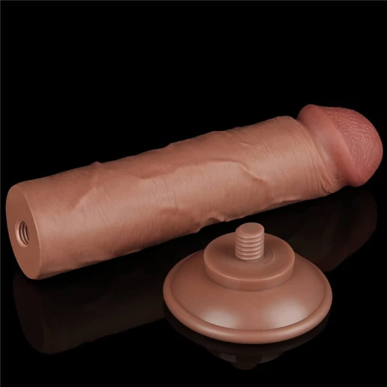 Lovetoy 8.0 Sliding Skin Dual Layer Dong