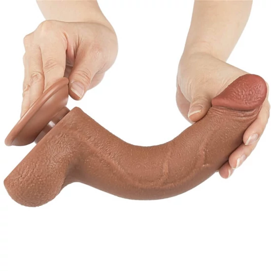 Lovetoy 8.5 Sliding Skin Dual Layer Dong