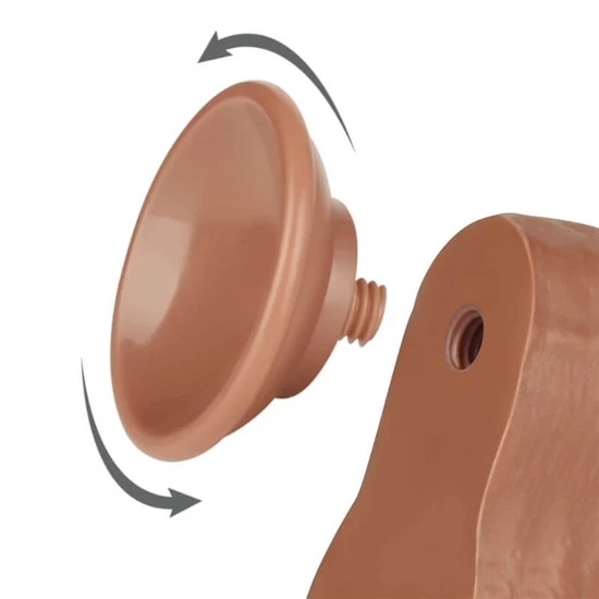 Lovetoy 8.5 Sliding Skin Dual Layer Dong