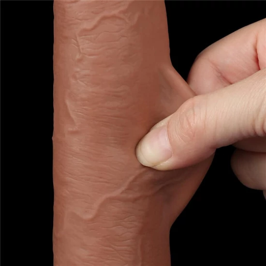 Lovetoy 9 Sliding Skin Dual Layer Dong
