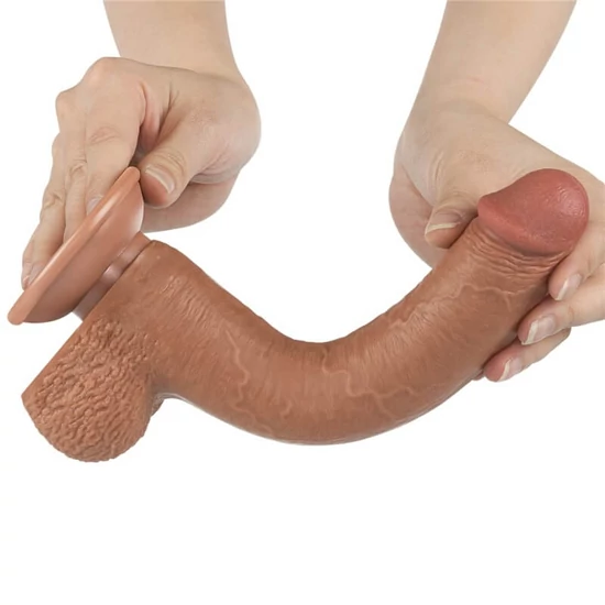 Lovetoy 9 Sliding Skin Dual Layer Dong