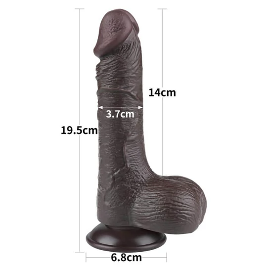 Lovetoy 7.5 Sliding Skin Dual Layer Dong