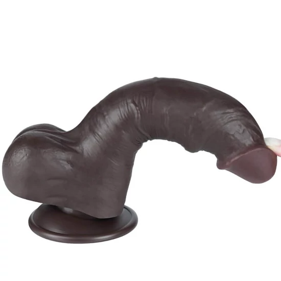 Lovetoy 8.0 Sliding Skin Dual Layer Dong