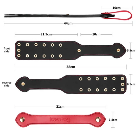 Lovetoy 15 Rebellion Reign Paddle Dual-Branch