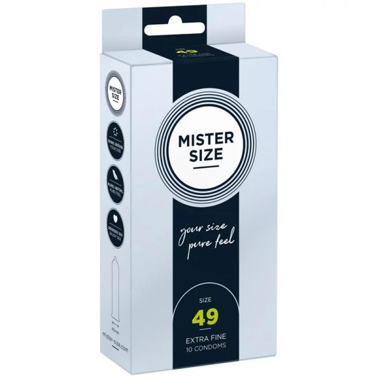 Mister Size egyedi méretű óvszer