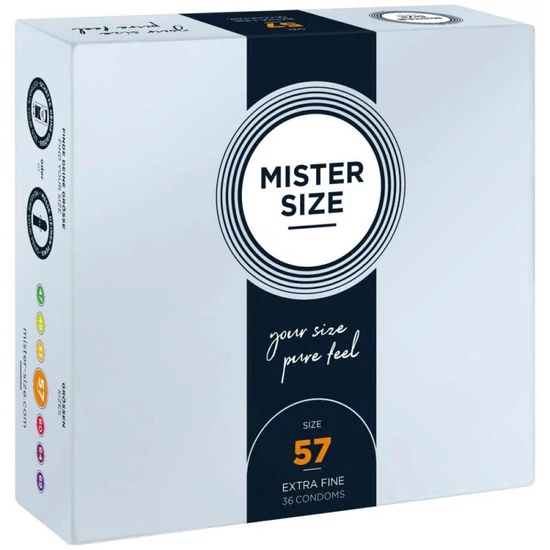 Mister Size egyedi méretű óvszer