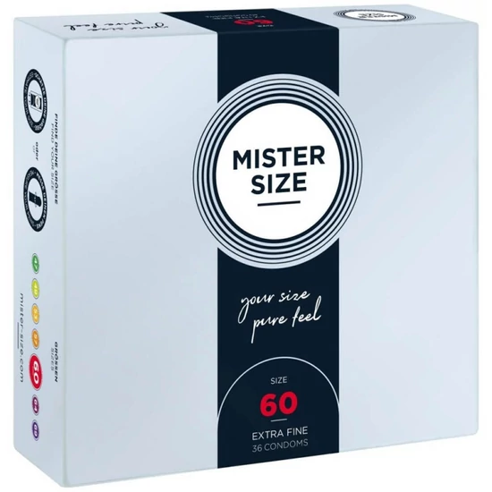 Mister Size egyedi méretű óvszer