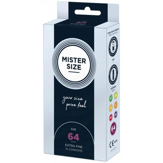 Mister Size egyedi méretű óvszer