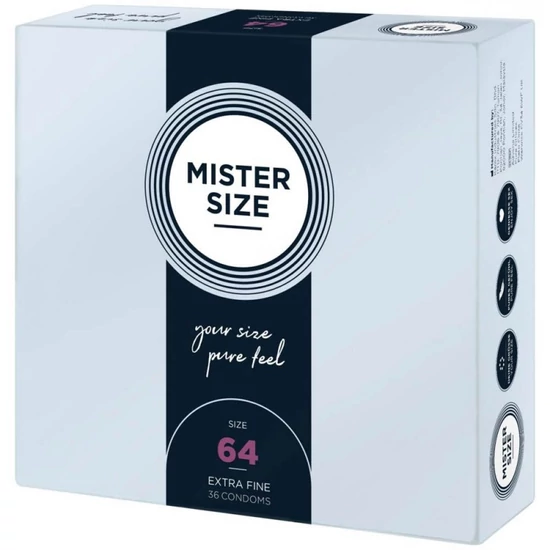 Mister Size egyedi méretű óvszer