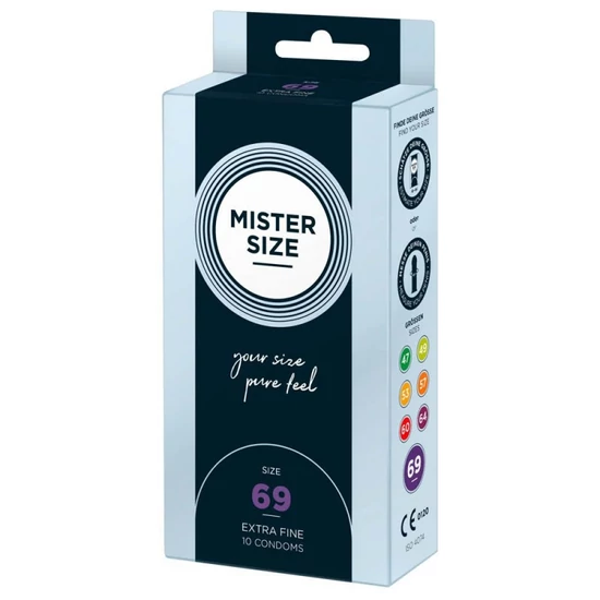 Mister Size egyedi méretű óvszer