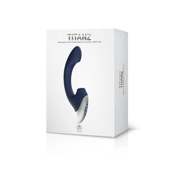 Nmc Titanz 8  Silicone Rechargeable Vibrator