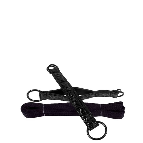 NS Novelties Sinful Black Bed Restraint Straps