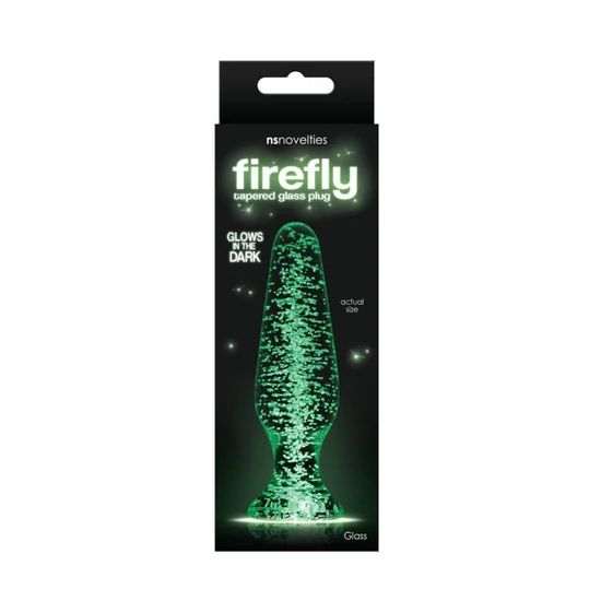 NS Novelties Firefly Glass Tapered Plug