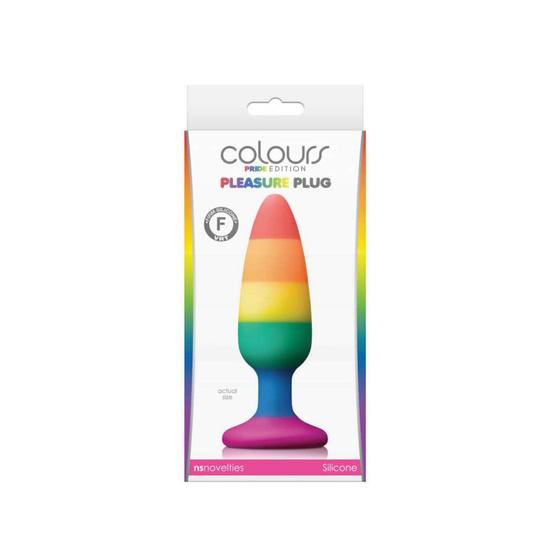NS Novelties Colours Pride Edition Pleasure Plug Medium Rainbow