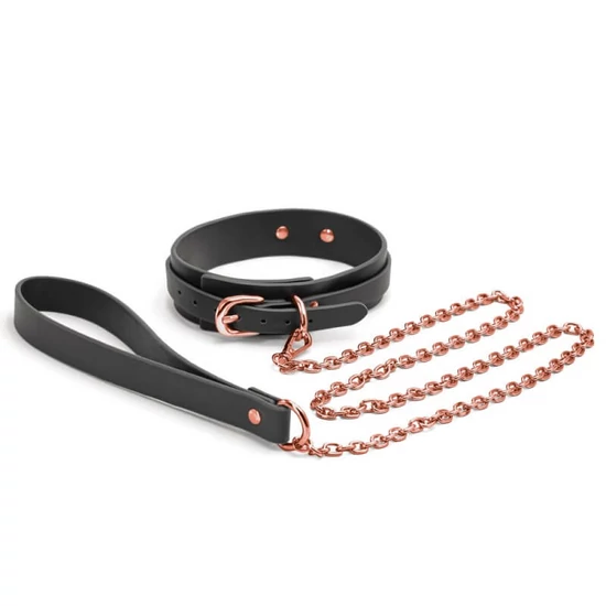 NS Novelties Bondage Couture Collar And Leash