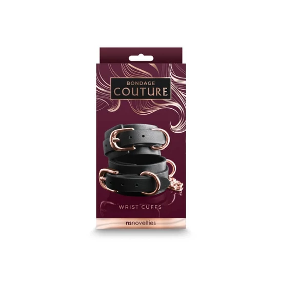 NS Novelties Bondage Couture Wrist Cuffs
