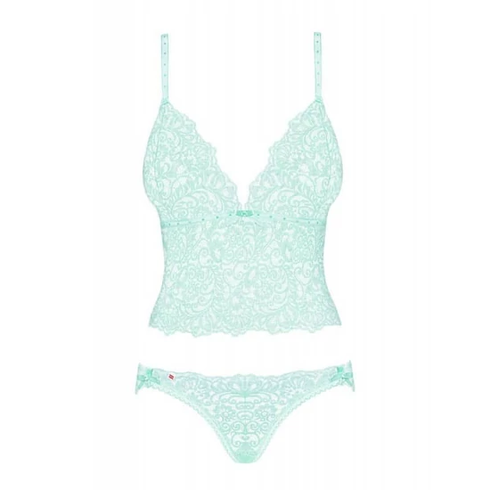 Obsessive Delicanta top és alsó fehérnemű szett (menta)