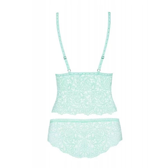 Obsessive Delicanta top és alsó fehérnemű szett (menta)