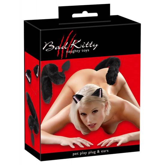 Bad Kitty cicafül cicafarokkal anál dildó szett