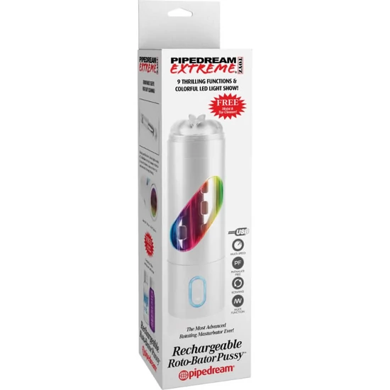 Pipedream Extreme Toyz Rechargeable Roto-Bator Pussy