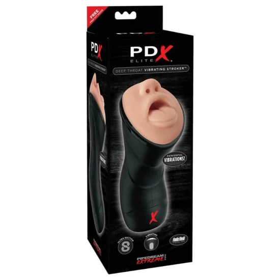 Pipedream PDX Elite Deep Throat Vibrating Stroker