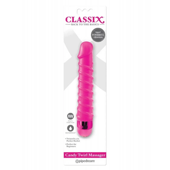 Pipedream Classix Candy Twirl Massager