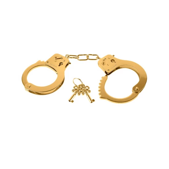 Pipedream Fetish Fantasy Gold Metal Cuffs