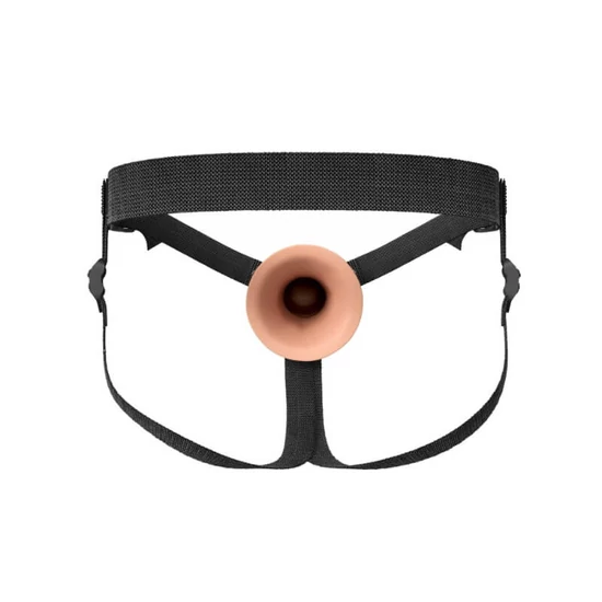 Pipedream Fantasy X-Tensions Elite 7 Silicone Hollow Strap-On Dual Density