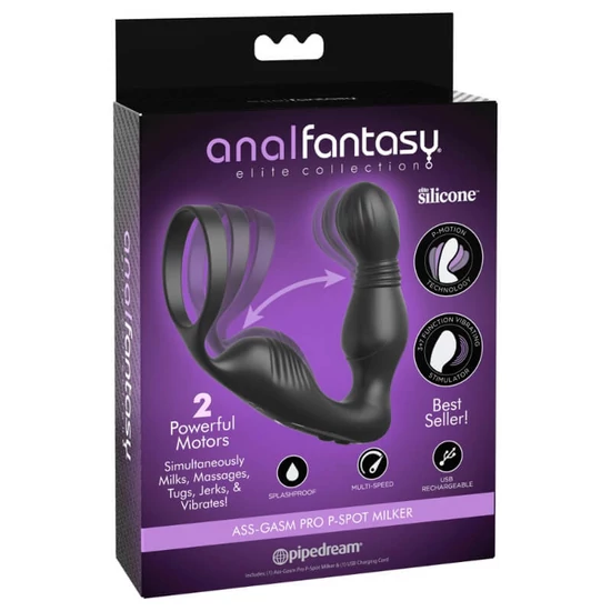 Pipedream Anal Fantasy Elite Collection Ass-Gasm Pro P-Spot Milker